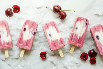 A delectable assortment of creamy, flavorful ice cream pops, a treat for every palate.