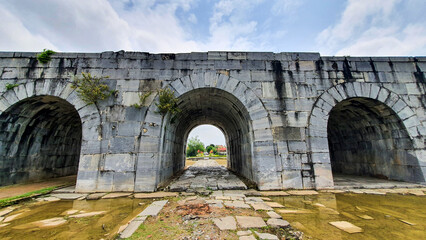Citadel Of The Ho Dynasty In Vinh Loc District, Thanh Hoa, Vietnam. Citadel Of The Ho Dynasty Was Recognised By UNESCO As A World Cultural Heritage Site In 2011.