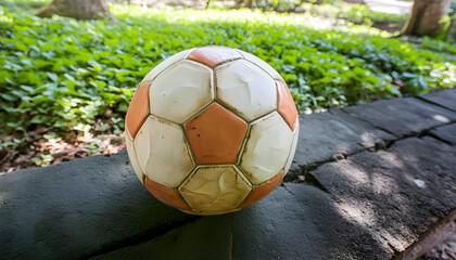 The Soul of Soccer. A Weathered Ball's Story in Scuffs.