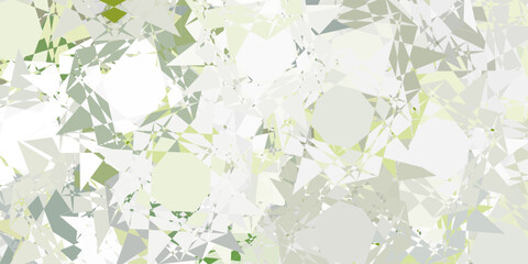 Light gray vector background with polygonal forms.