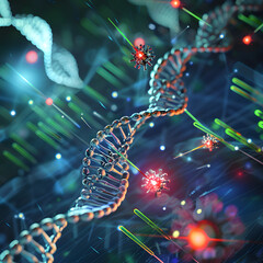 Visualization_of_DNA-based_biosensors_detecting_genetic - obrazy, fototapety, plakaty
