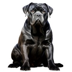 Obraz premium clipart cane corso sitting сreated with Generative Ai