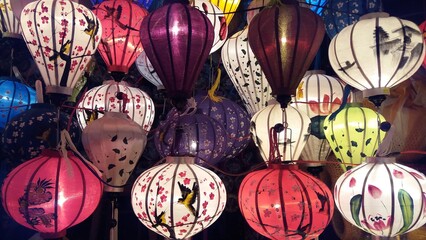 Hội An Lanterns, Vietnam 2016 - obrazy, fototapety, plakaty