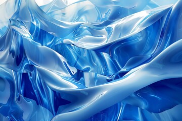 Modern blue abstract high-speed background design. Beautiful simple AI generated image in 4K, unique. - obrazy, fototapety, plakaty