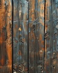 Distressed wooden planks, macro shot, rustic charm for a textured background