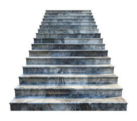 Marble Stairs Isolated on Transparent Background
