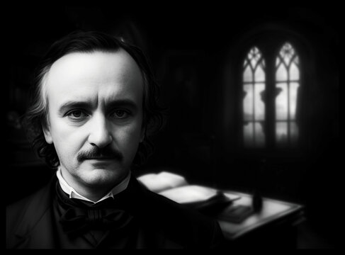 Edgar Allan Poe, 1809-1849, he was an American writer, editor, and literary critic