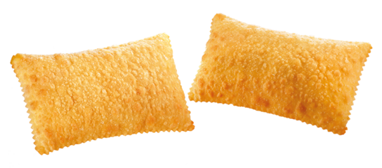 pastéis de feira isolado em fundo transparente - pastel de feira recheado 