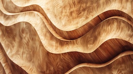organic wooden waving waves abstract closeup of detailed brown wood texture banner wall natural art background