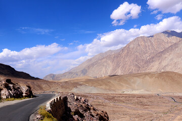 Spectacular view mountains and landscapes of Ladakh, India.