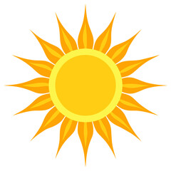 sun, vector illustration