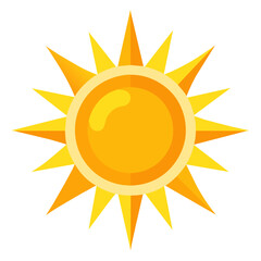 sun, vector illustration