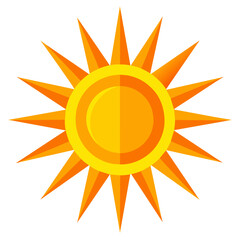 sun, vector illustration