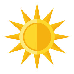 sun, vector illustration