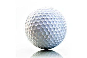 A golf ball on a white background.