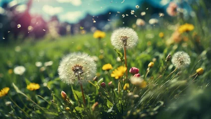  dandelions in the meadow © Saqib786