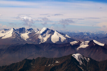 Spectacular view mountains and landscapes of Ladakh, India.