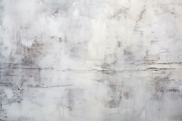 b'Grey white abstract painting background with brush strokes and cracks'