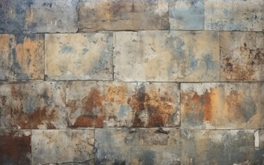 Aged Rustic Tile Wall Texture