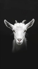 Fototapeta premium Cool goat character background HD for wallpaper