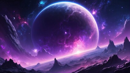 Amethyst Space Background