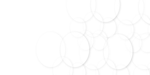 Abstract white gradient circle pattern of 3d bubbles background template. abstract white modern transparency circle presentation background. bubbles, illustration, design, in illustration design .