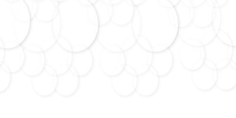 Abstract white gradient circle pattern of 3d bubbles background template. abstract white modern transparency circle presentation background. bubbles, illustration, design, in illustration design .