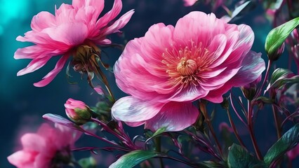 pink dahlia wallpaper, thumbnail, image