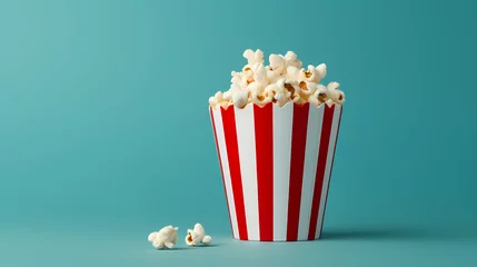 Foto op Plexiglas Popcorn commercial shooting, cinema popcorn © xuan