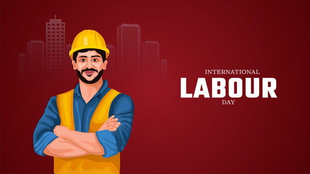International Labor Day, Labour day, May 1st, Social Media Post