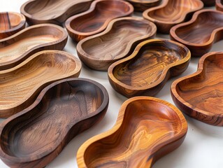 Curved Wooden Trays