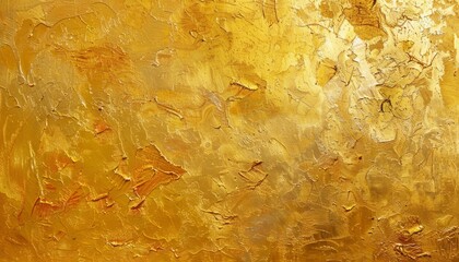 Golden texture abstract print on canvas