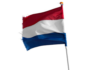 Nationalflagge, Niederlande, freigestellt als PNG
