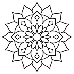 Mind Relaxing Coloring Page Mandala For Adults Coloring Page Mandala For Adults Coloring Mandala