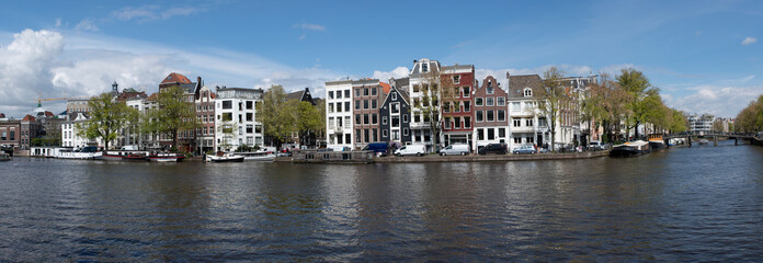 View On The Amstel River At Amsterdam The Netherlands 22-4-2024