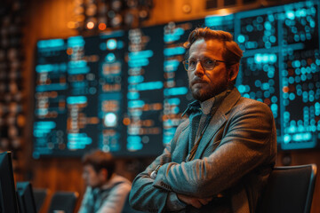 An image of a cybersecurity expert giving a presentation on the latest encryption technologies for s