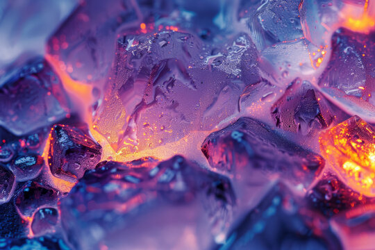 An image of thermal depolymerization, where waste materials break down and the process heat is shown