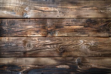 A close-up image featuring the detailed texture of dark wooden planks with natural patterns, suitable for background or design elements. Beautiful simple AI generated image in 4K, unique. - obrazy, fototapety, plakaty