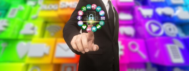 social media security concept is an ongoing process. It's important to be vigilant and to take...