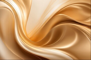 Abstract background of shining golden random waves with copy space. Perfect  backdrop for websites, social media, adverts, invitations