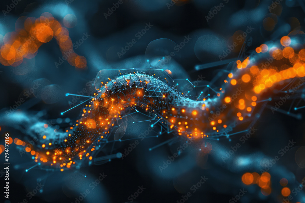 Poster a scene depicting the verification process of a blockchain transaction, with network nodes reaching