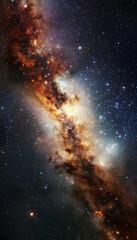 Fototapeta na wymiar Stellar Vista A Glimpse into the Universes Canvas