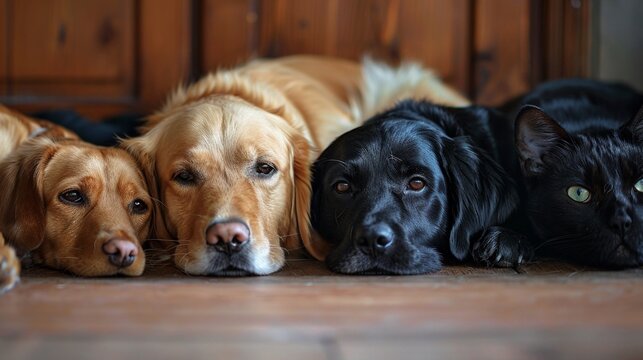 Invite others to share in the joy of your warm family with pets by posting photos that exemplify cooperation and teamwork
