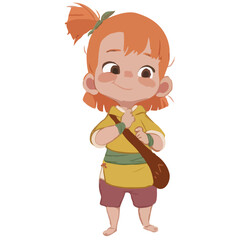 Cute Baby Girl character Art