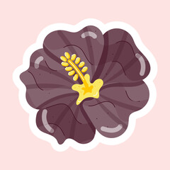 Beautiful Flowers Flat Stickers
