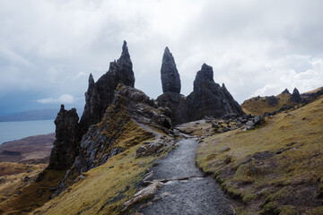 Landscape Scotland Old Man of Storr