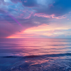 Fototapeta premium sunset over the sea