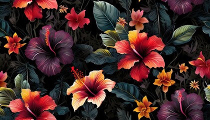 Obraz na płótnie Canvas floral pattern