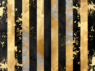 The image is a black and gold striped background with a gold and black stripe. The stripes are very thick and the gold and black colors are very bold. The background has a lot of texture