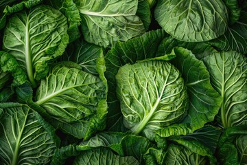Close up of vibrant green lettuce leaves, ideal for food and nutrition concepts - Powered by Adobe